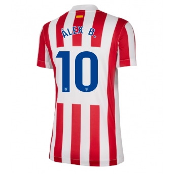 Billige Fotballdrakt Atletico Madrid Alex Baena #10 Replika Hjemmedrakt Dame 2025-26 Kortermet